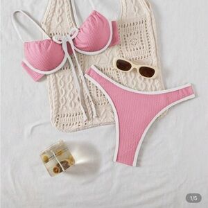 SHEIN Pink Bikini Set